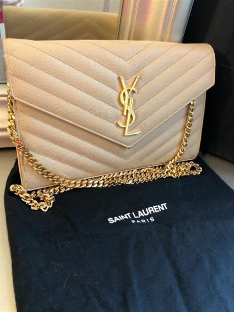 yves saint laurent tasche grün|ysl purse beige.